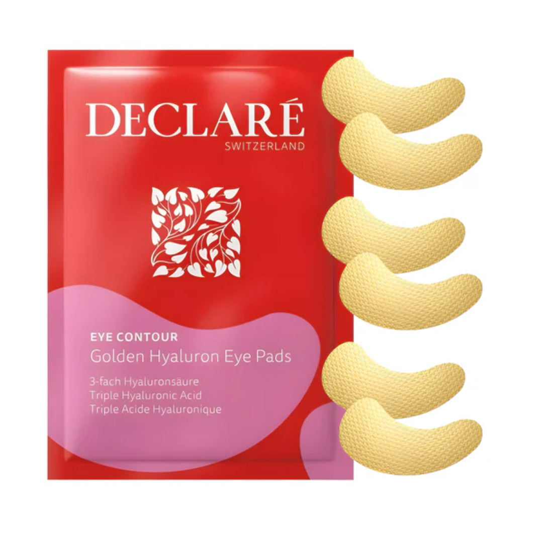 Declare Eye Contour Golden Hyaluron Eye Pads (3 × 2 Pads)