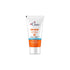 A tube of Dr. Clinic Sun Cream SPF 50+ with orange and white branding.