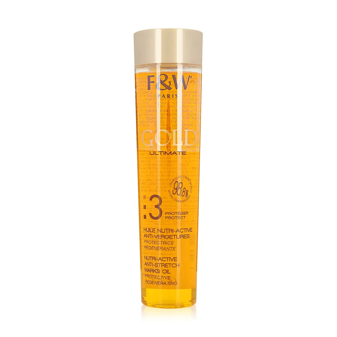 FAIR & WHITE Gold Ultimate Nutri-Active Anti-Stretch Marks Oil 200ml