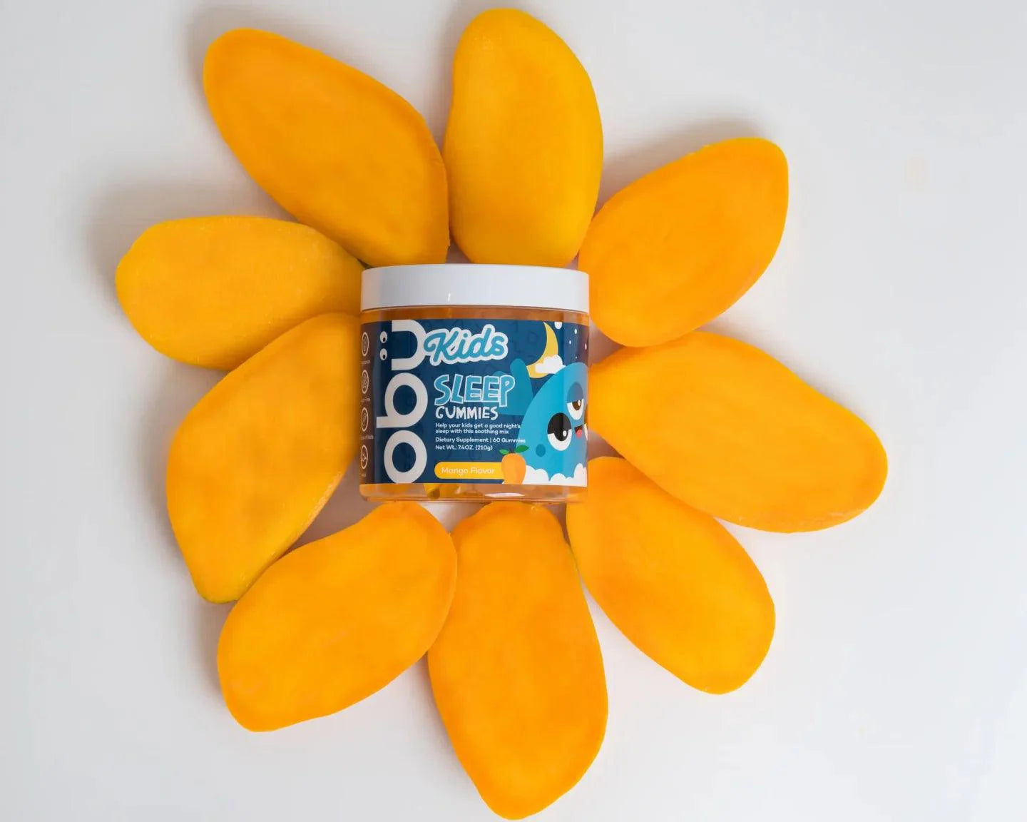 Obu Kids Sleep Gummies with Mango Flavor 60 Pcs