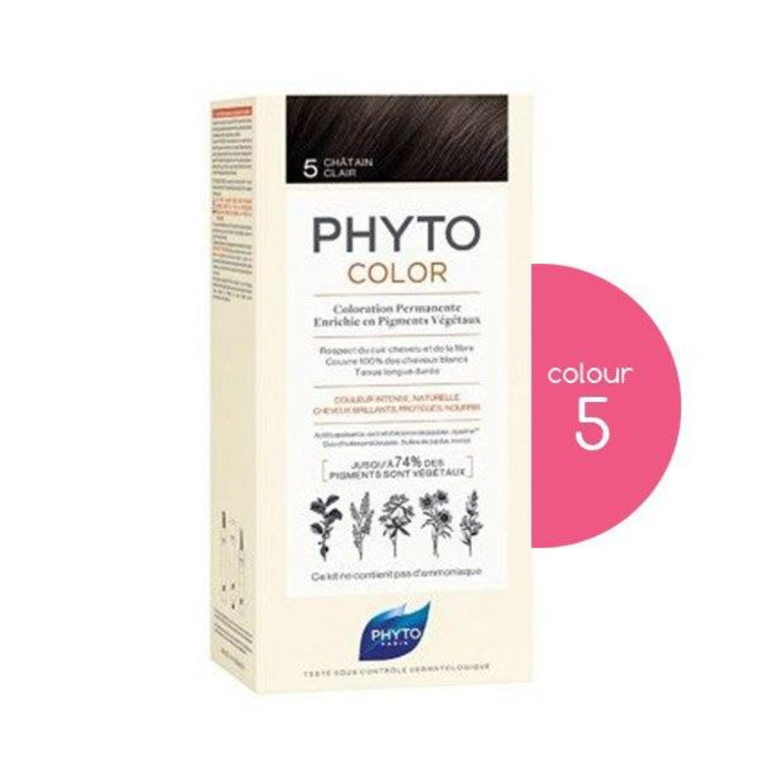 PHYTO_Hair_Colour_5_Light_Brown_180g