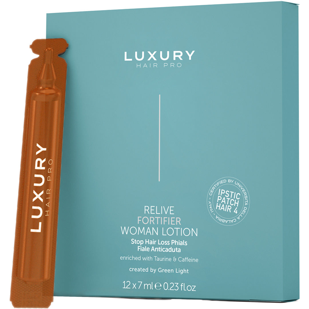 LUXURY Relive Fortifier Women Lotion Hair Loss Phials 12*7ml
