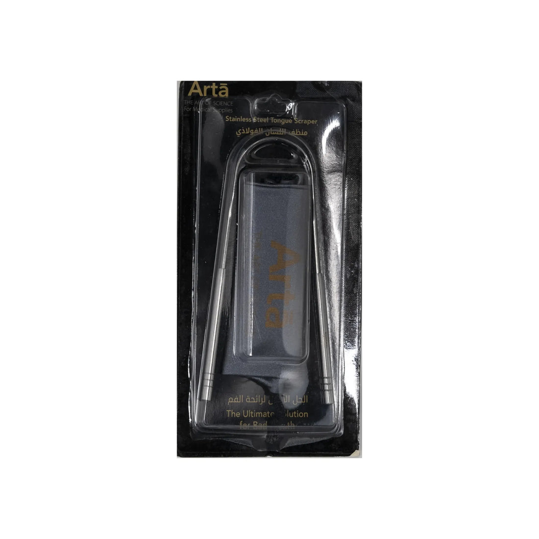 ARTA Stainless Steel Tongue Scraper 1 Pc