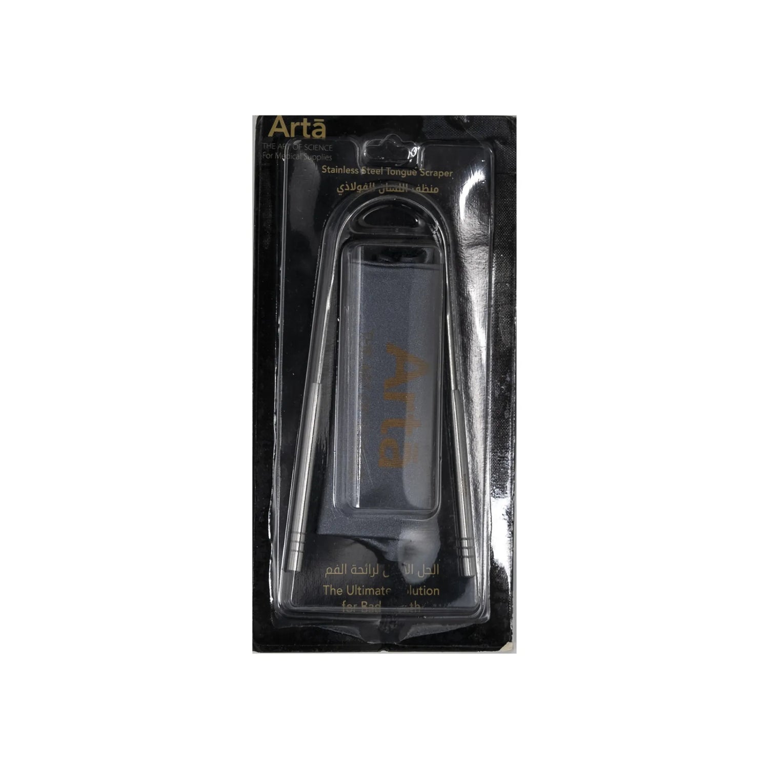 ARTA Stainless Steel Tongue Scraper 1 Pc