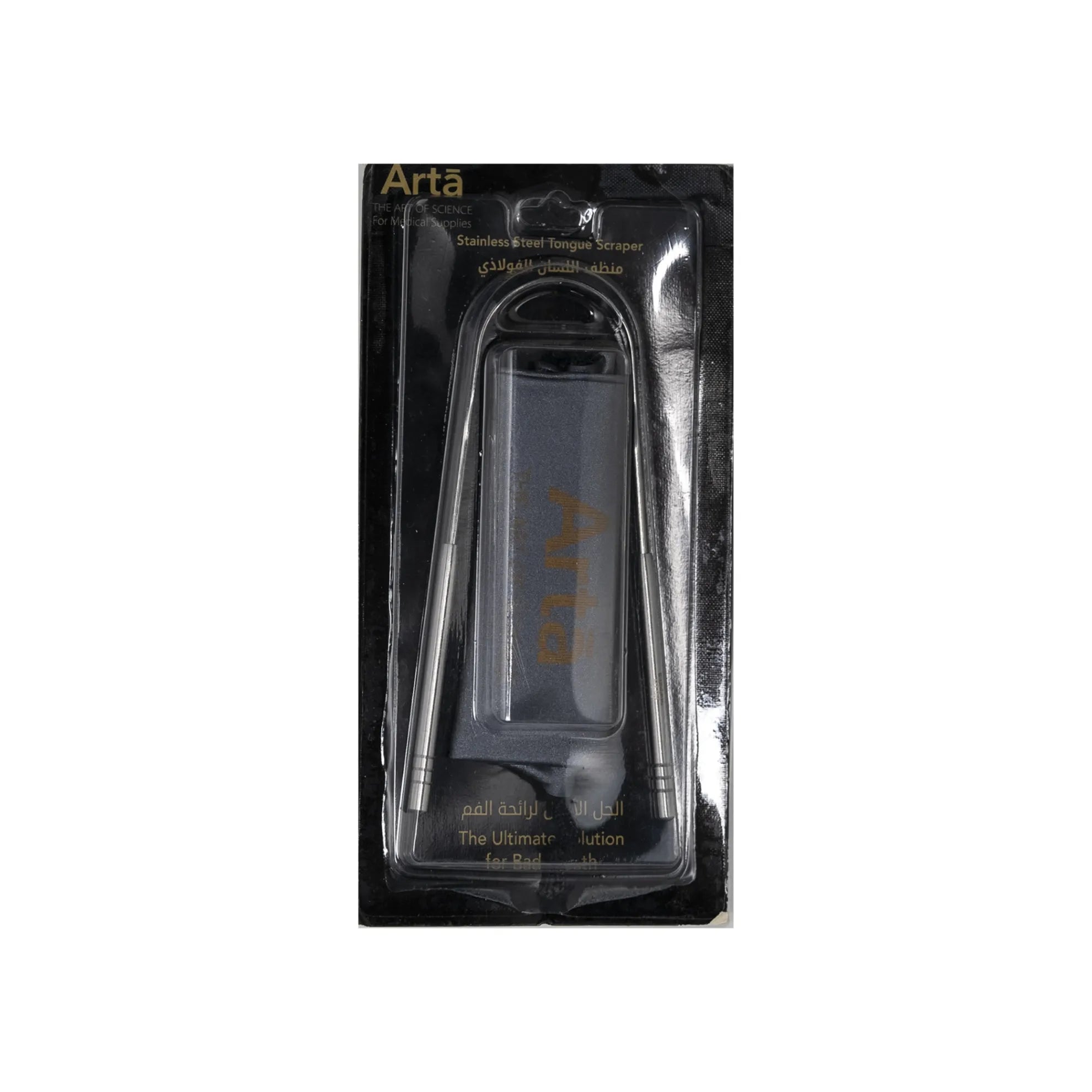 ARTA Stainless Steel Tongue Scraper 1 Pc