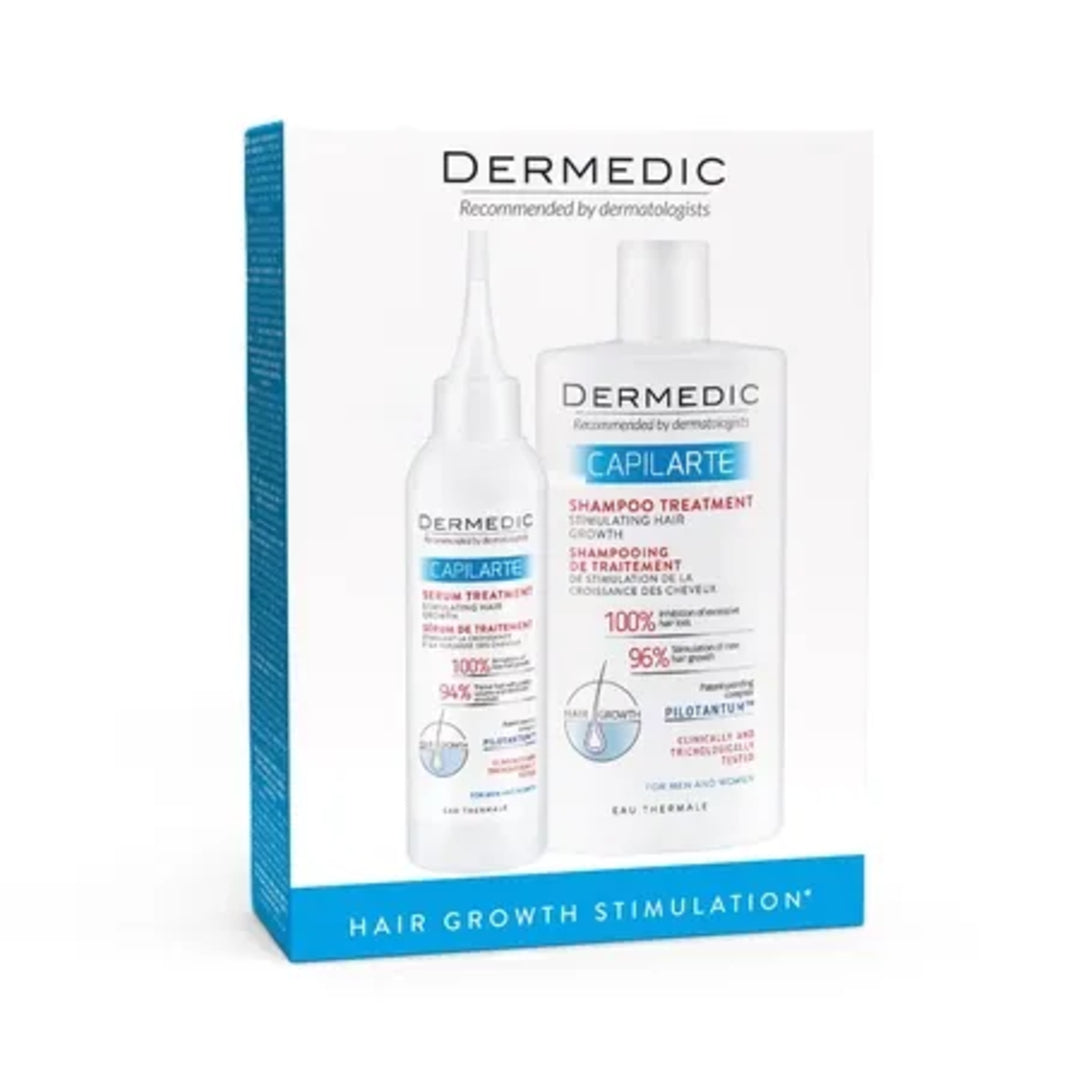 DERMEDIC Capilarte Shampoo 300ml + Serum 150ml Set