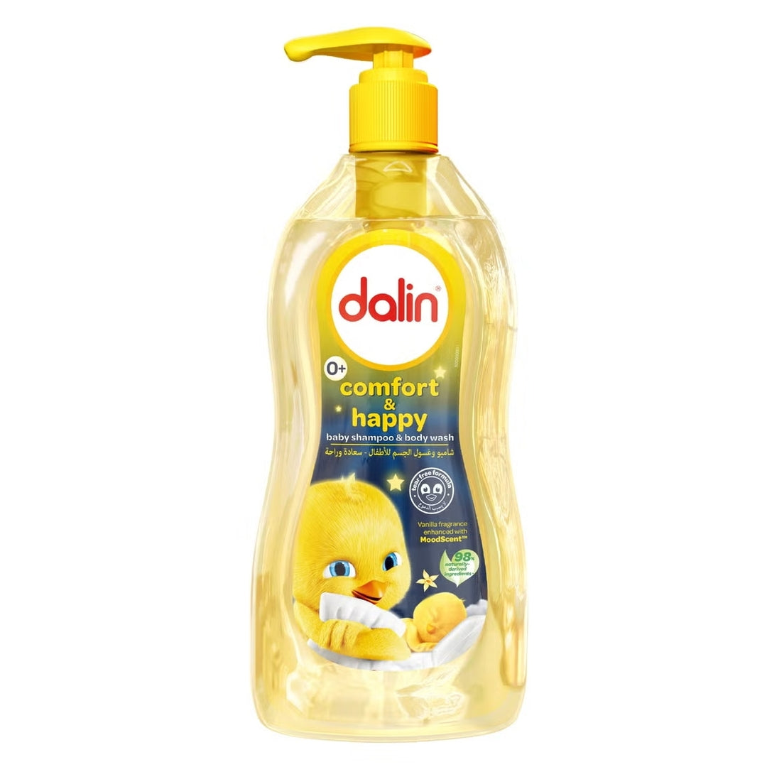 Dalin Comfort &amp; Happy Hair &amp; Body Shampoo 700ml