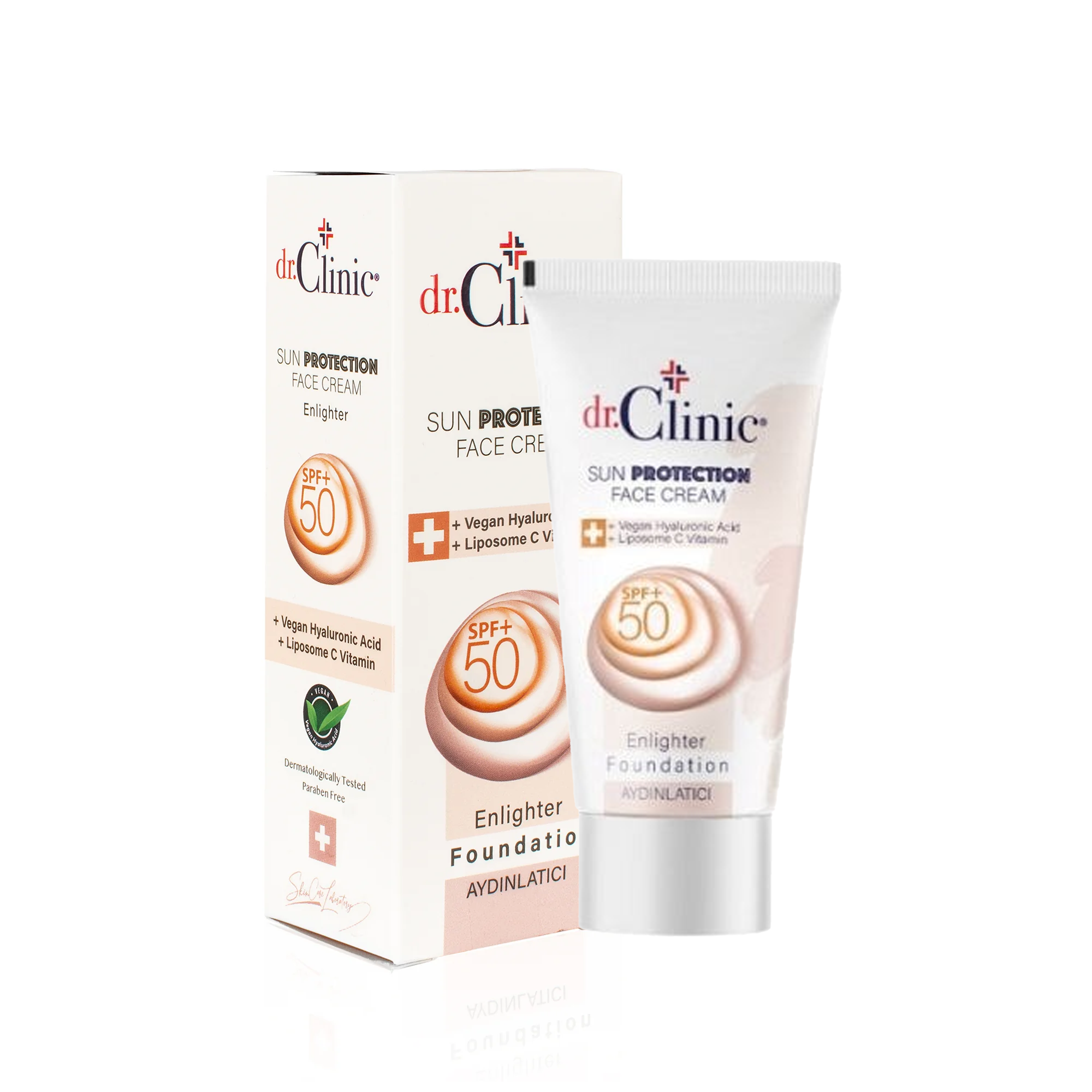 Dr. Clinic Sun Protection Face Enlighter Foundation SPF 50+