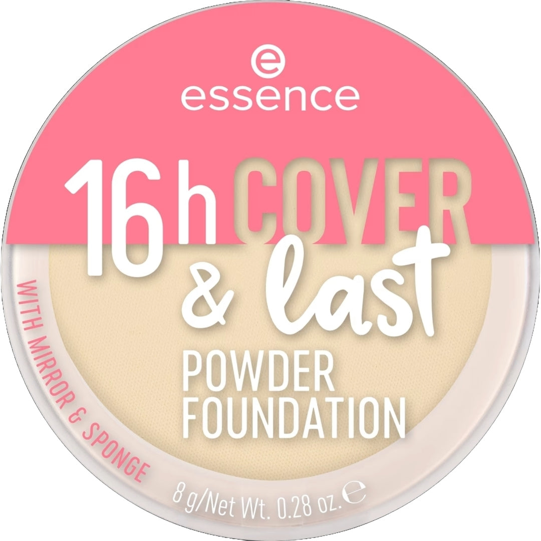 ESSENCE 16 h Cover and Last Powder Foundation 04 - Fair Ivory 8g 