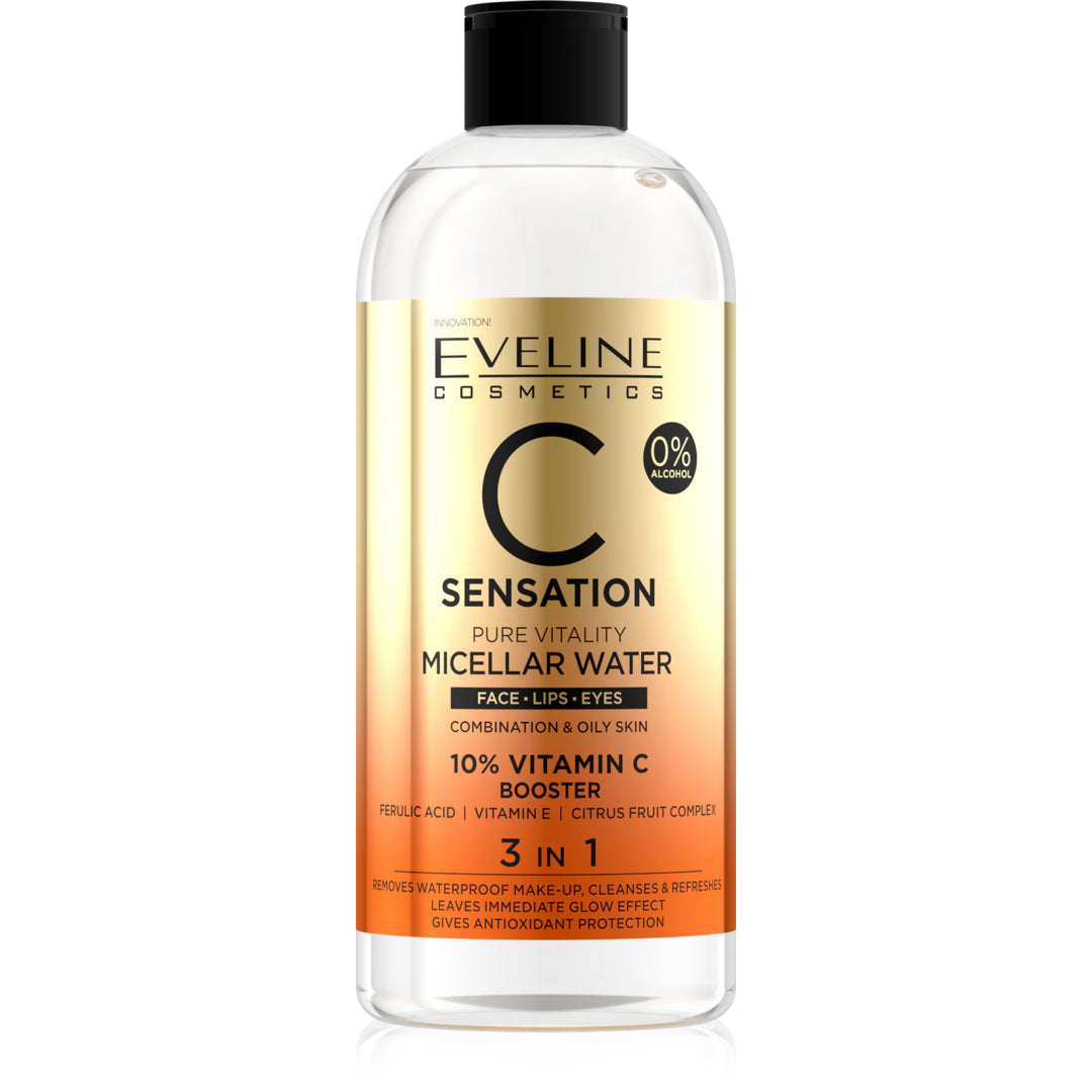 EVELINE C Sensation Pure Vitality Micellar Water 3in1 - 400ml