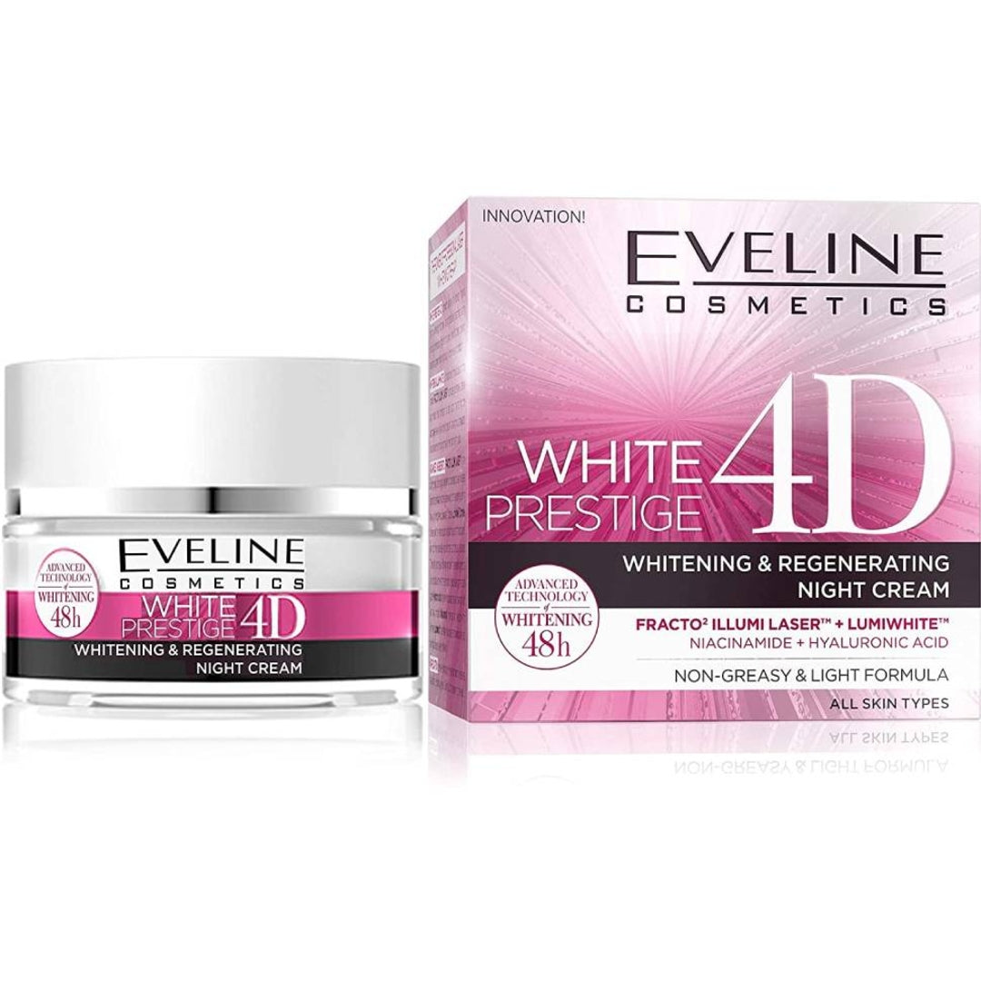 EVELINE White Prestige 4D Whitening and Regenerating Night Cream 50ml