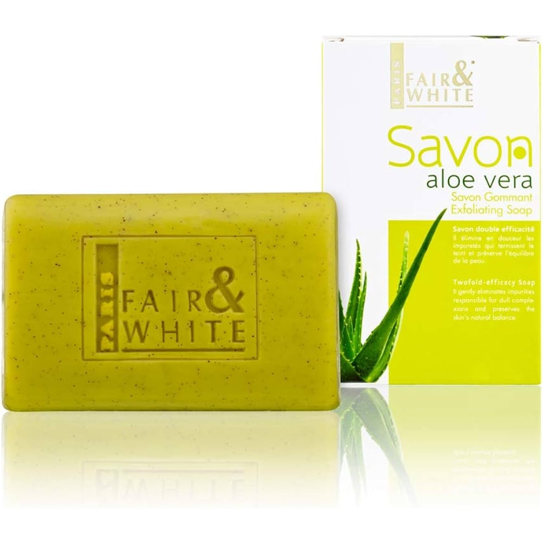 FAIR &amp; WHITE Aloe Vera Exfoliating Soap 200 gm