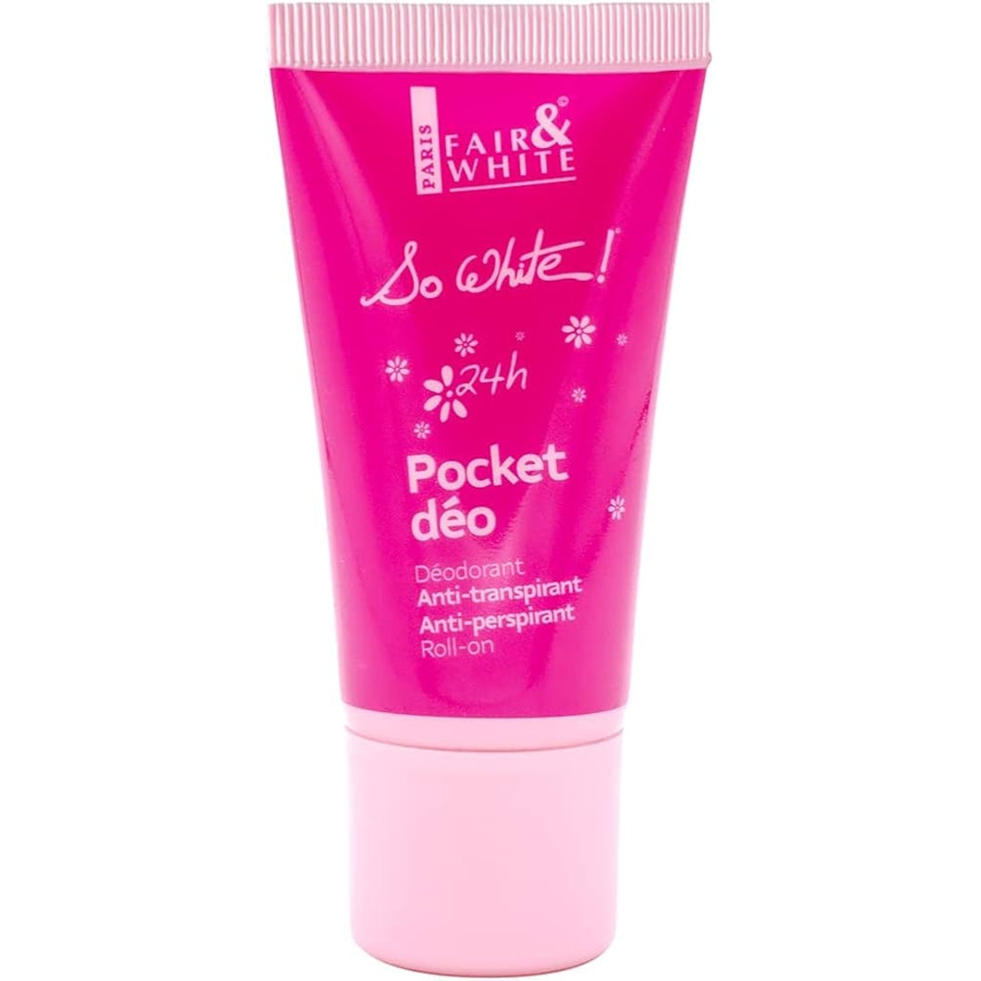 Fair &amp; White Pocket So White 24Hr Women Roll-On Deodorant 50ml