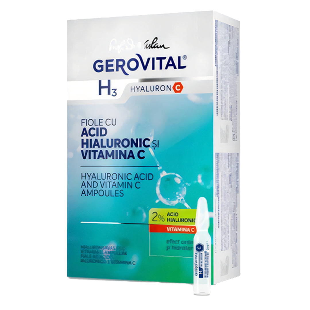 Gerovital Halyornic Acid &amp; Vit C Ampoules