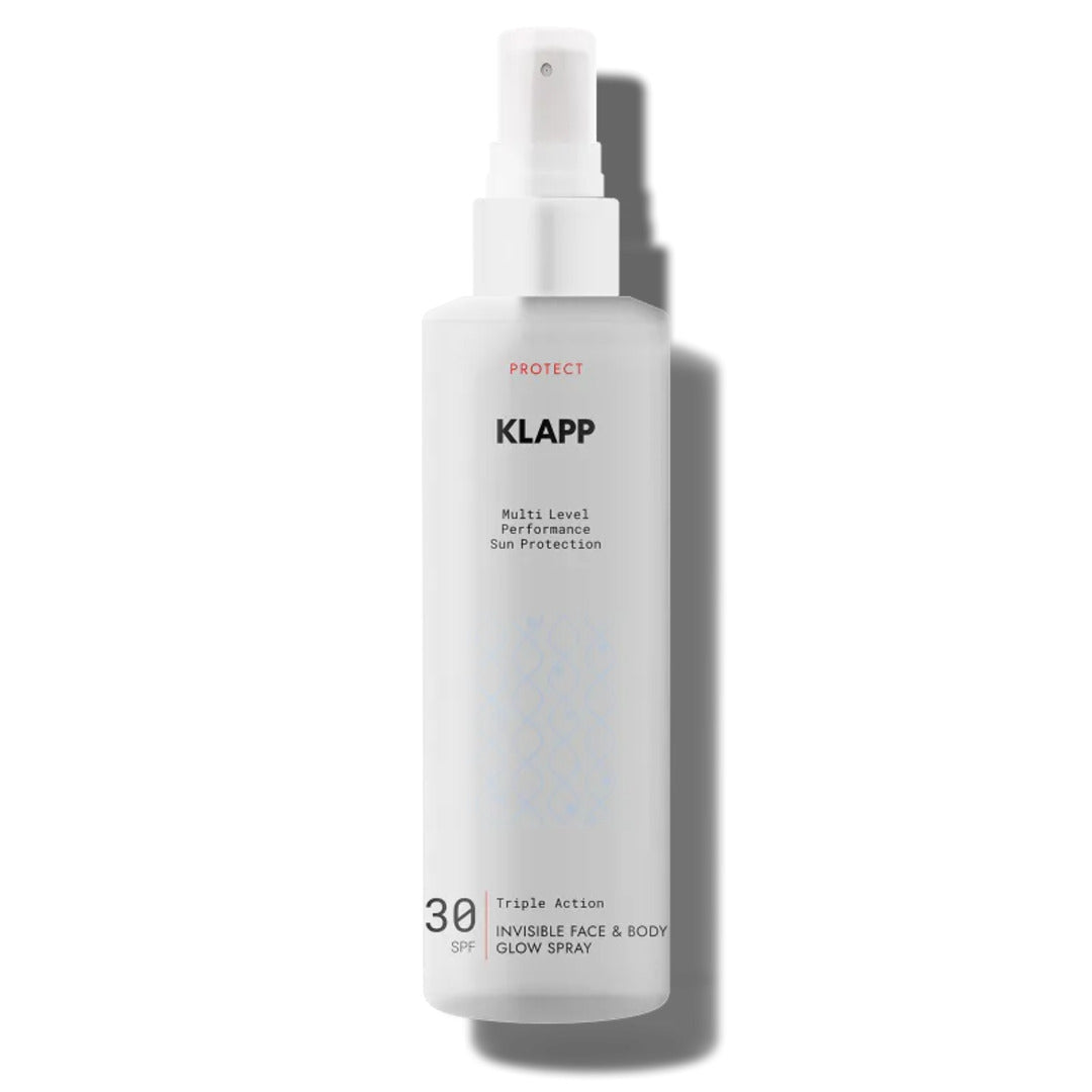 KLAPPTripleActionInvisibleFaceAndBodyGlowSpray30SPF-200ml