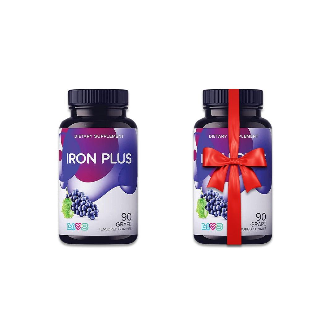 Livs Iron Plus 90 Gummies (1+1)