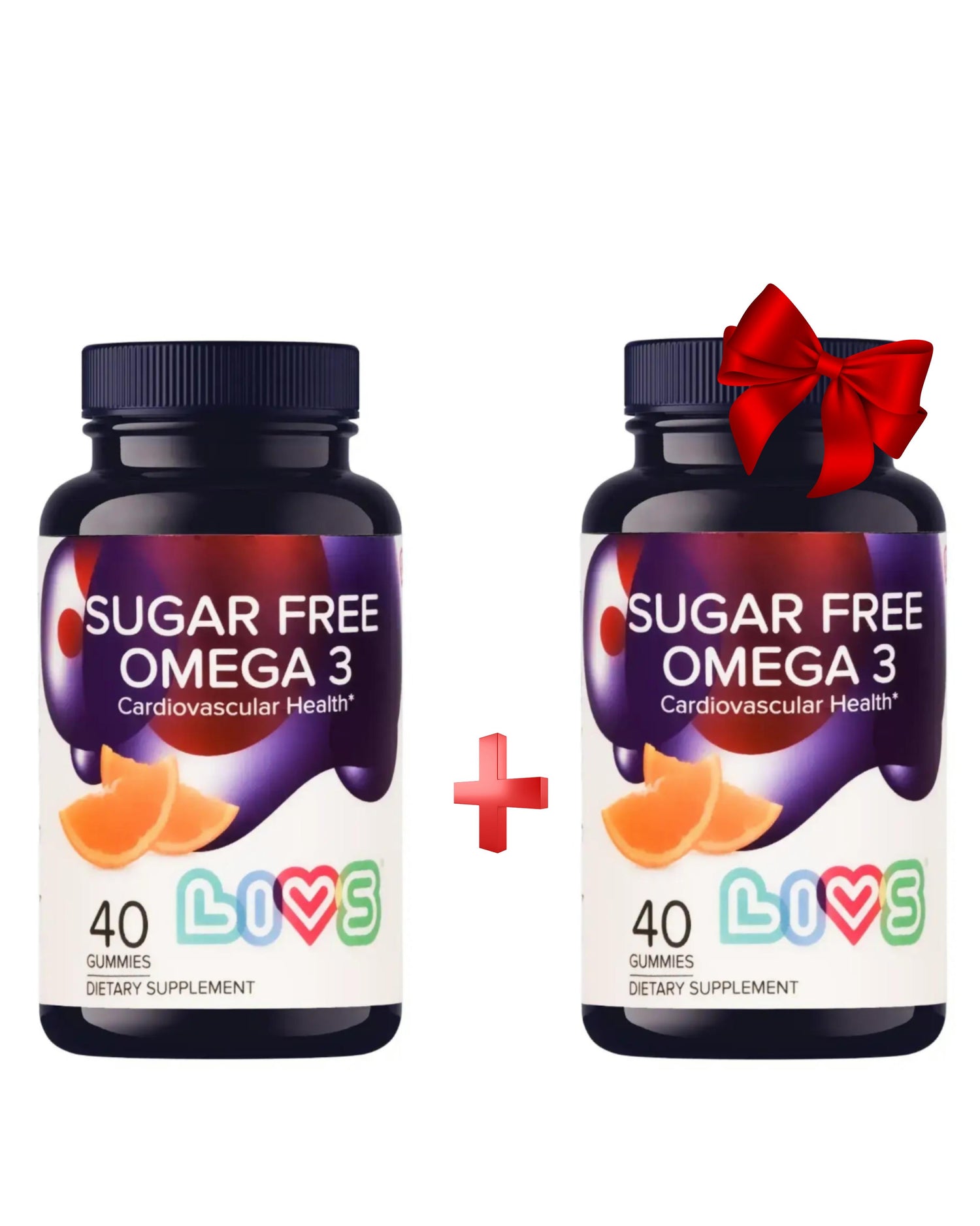 Livs Omega 3 Sugar Free Gummies (1+1)