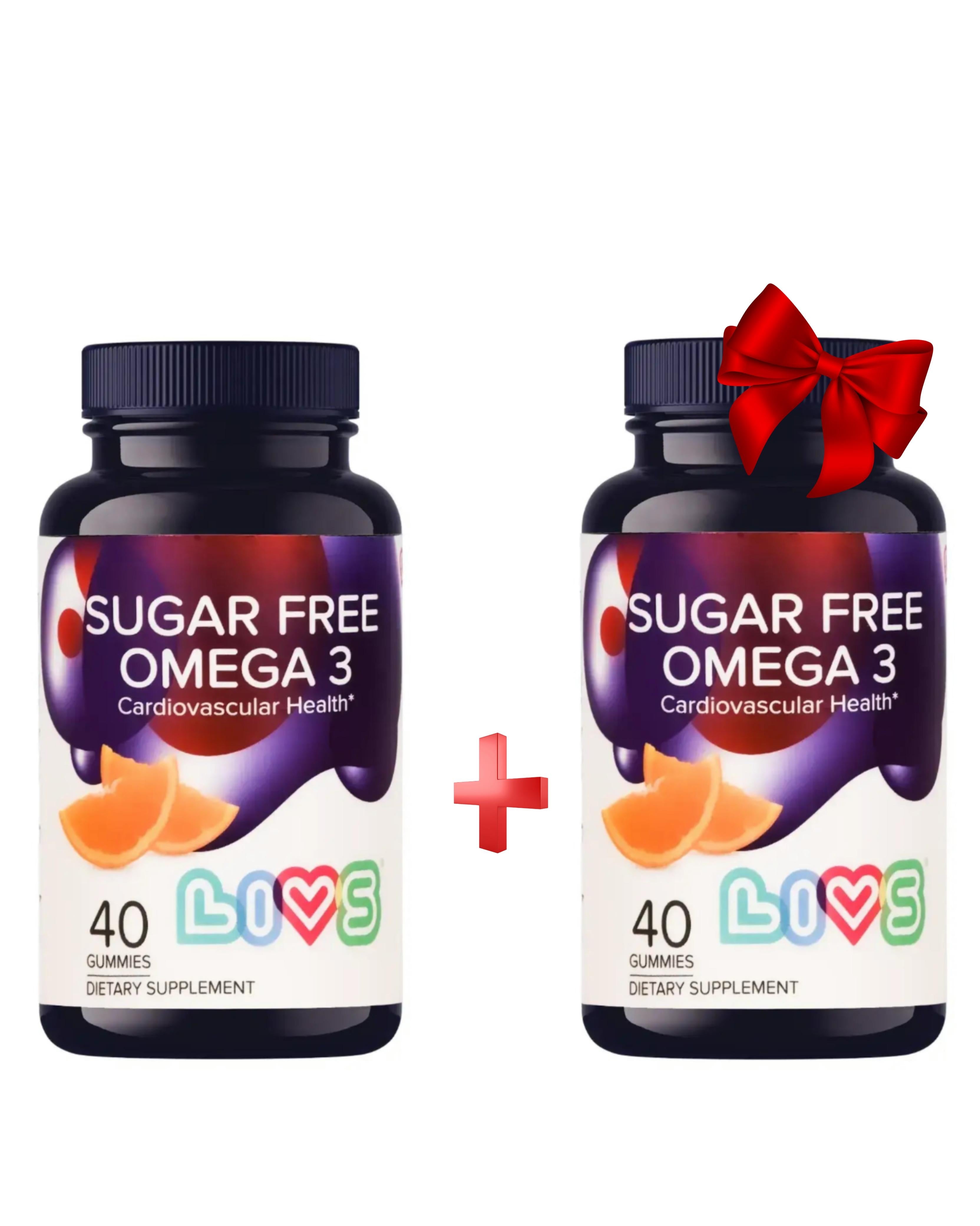 Livs Omega 3 Sugar Free Gummies (1+1)