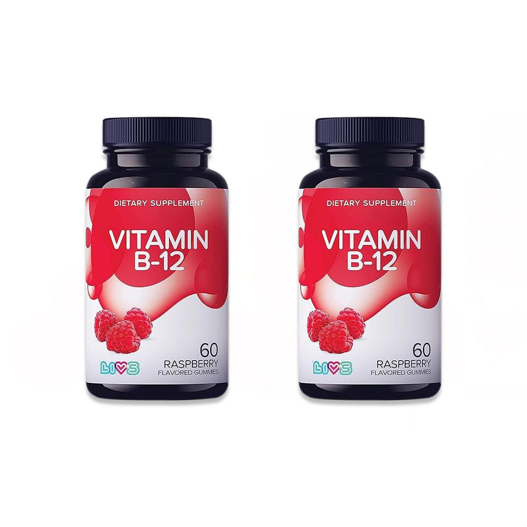 Livs Vitamin B-12 60 Gummies X2