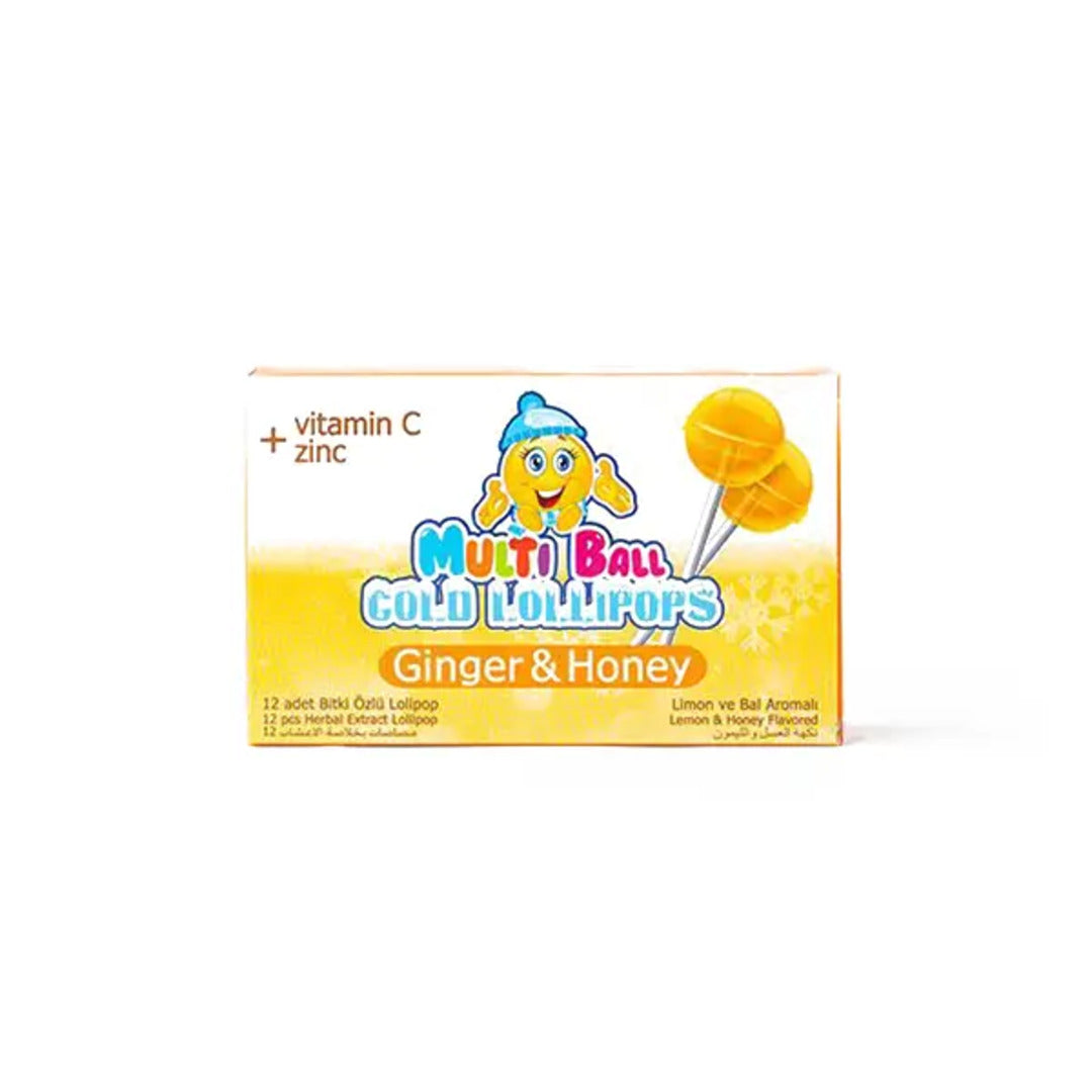 MULTIBALL Cold Lollipops Ginger &amp; Honey 12 Piece