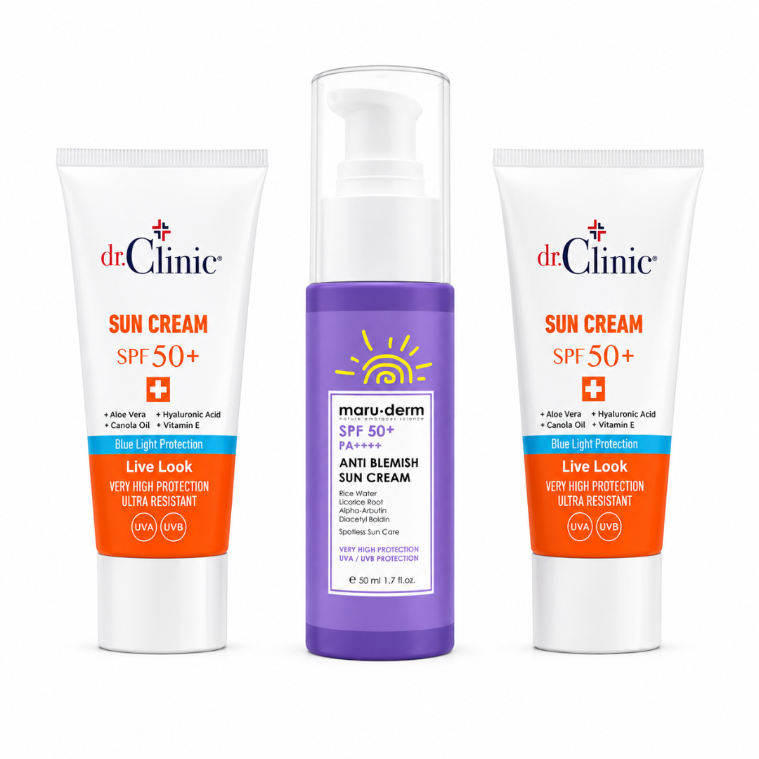 Maruderm &amp; Dr. clinic Sun Protection &amp; Brightening Duo SPF 50+ Set