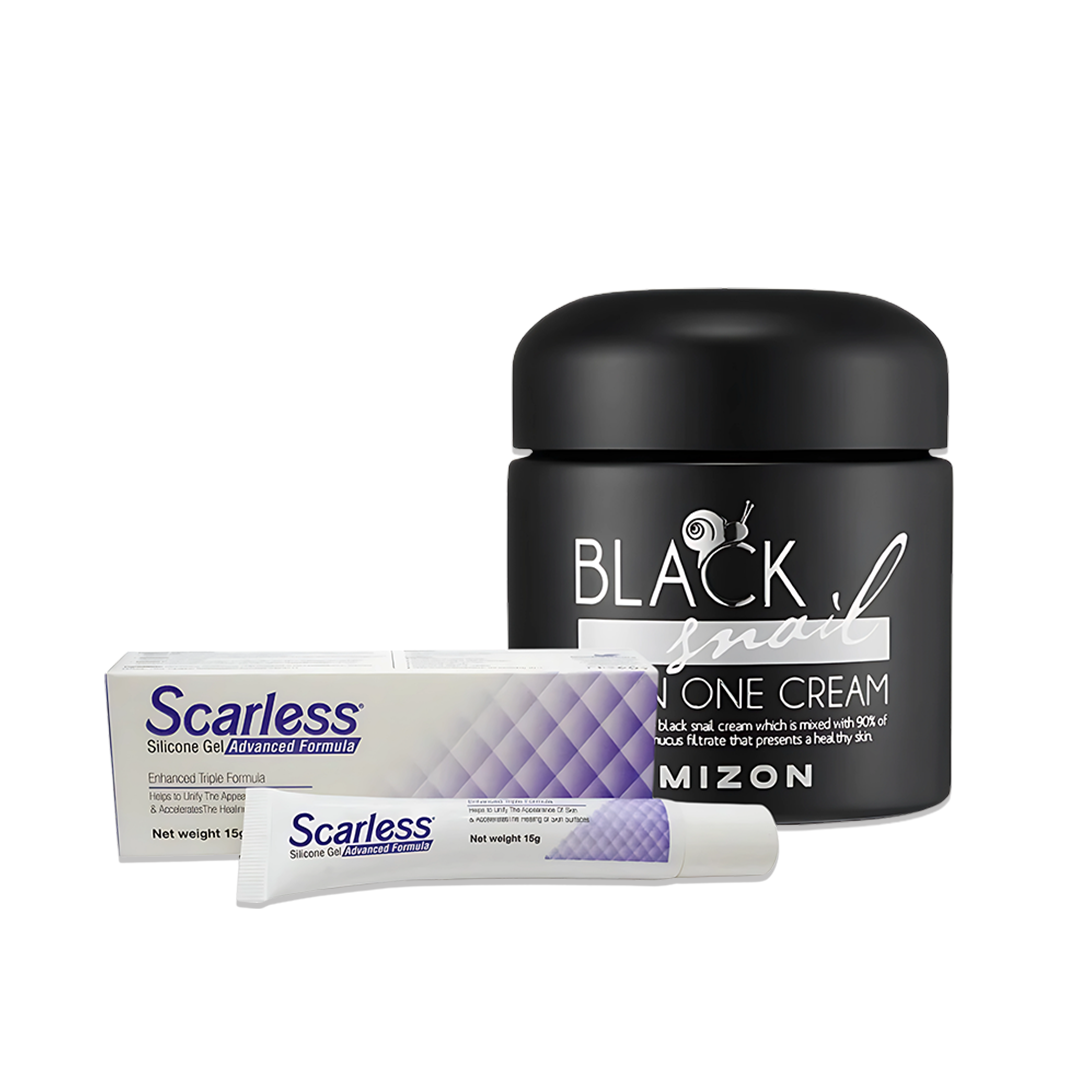 Mizon Black Snail + Scarless Cream for Scars Treatment