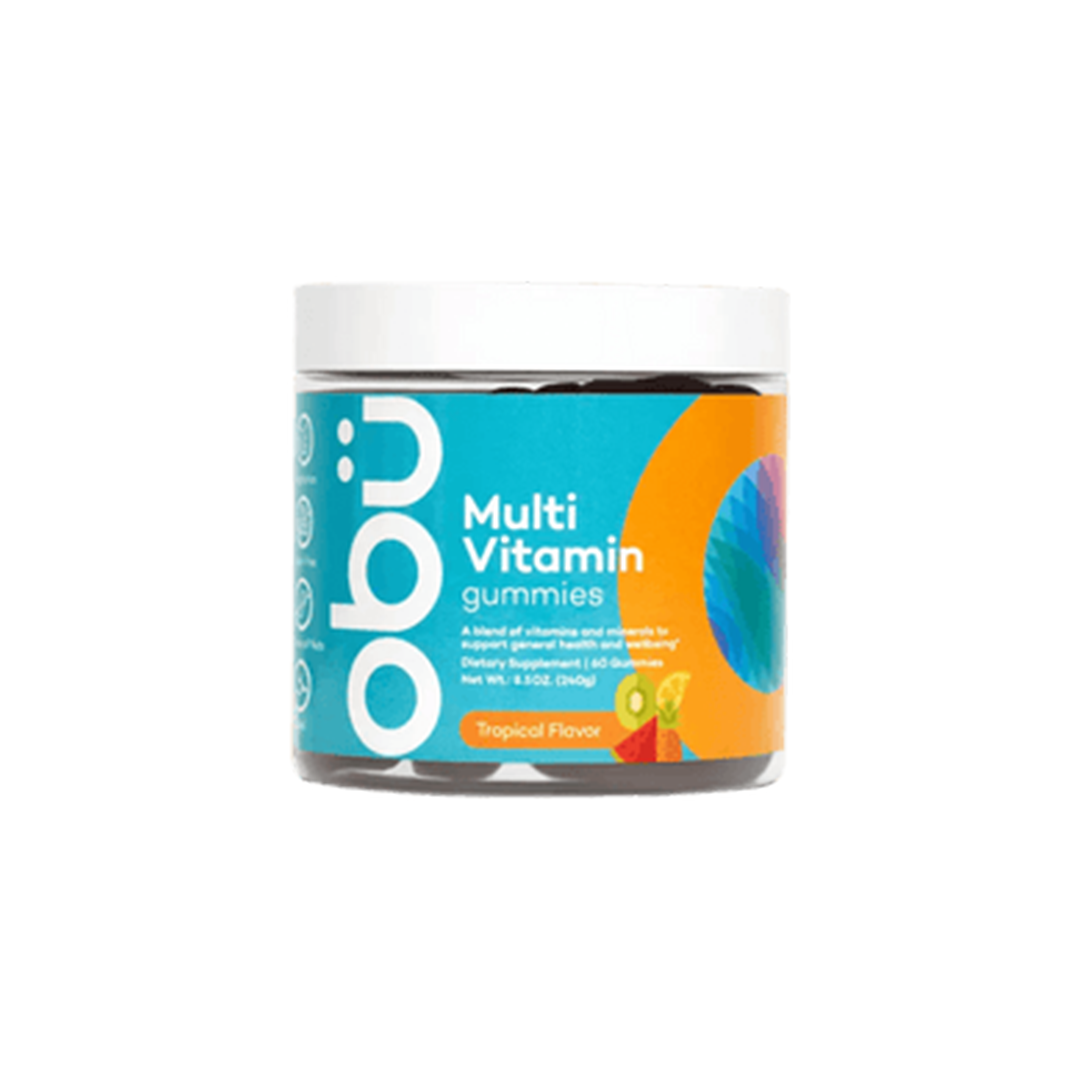 Obu Multivitamin Gummies For Adults With Tropical Flavor 60 Pcs