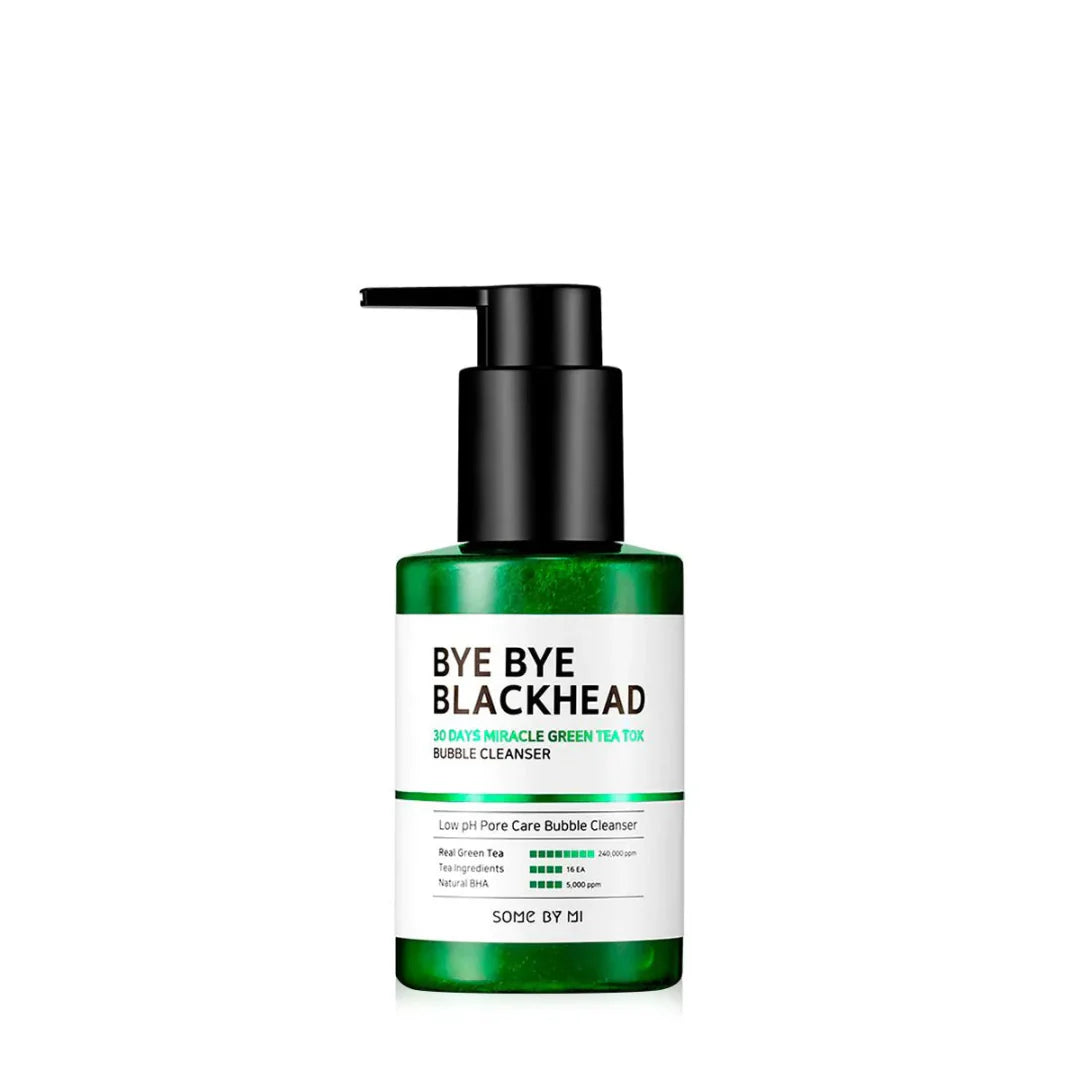 SOME BY MI Bye Bye Blackhead 30 Days Miracle Green Tea Tox Bubble Cleanser