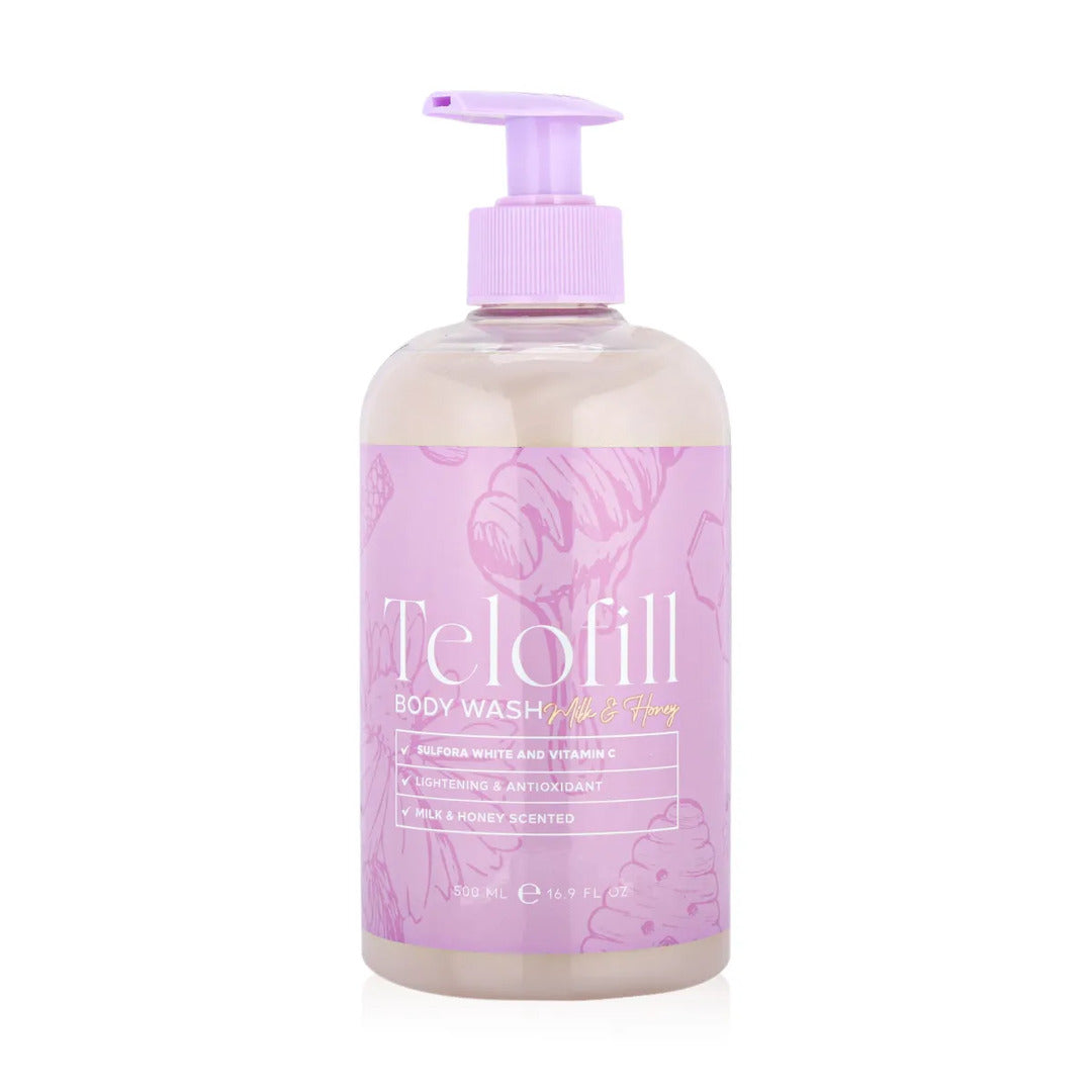 TELOFILL Milk and Honey Body Wash - 500ml