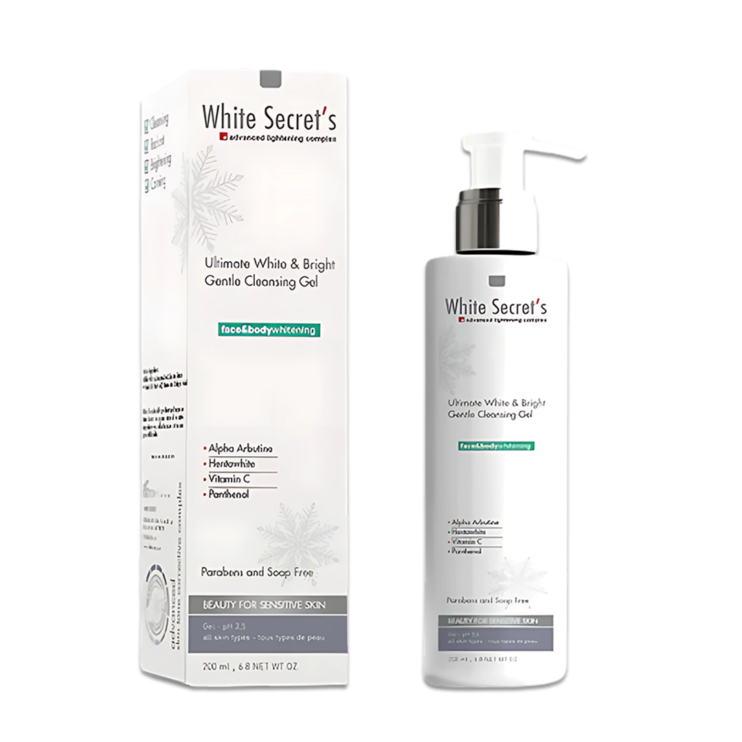 وايت سيكريت جل تنظيف لطيف وايت آند برايت