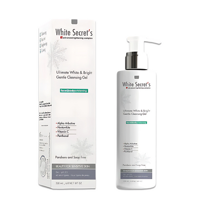 وايت سيكريت جل تنظيف لطيف وايت آند برايت