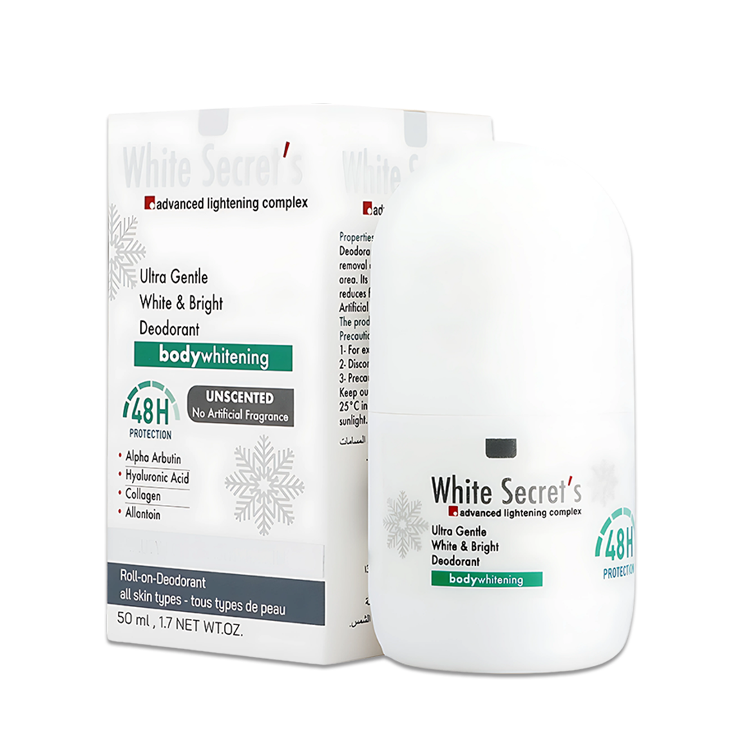 White Secret’s Ultra Gentle W&amp;B Roll-On Deodorant 50 ml