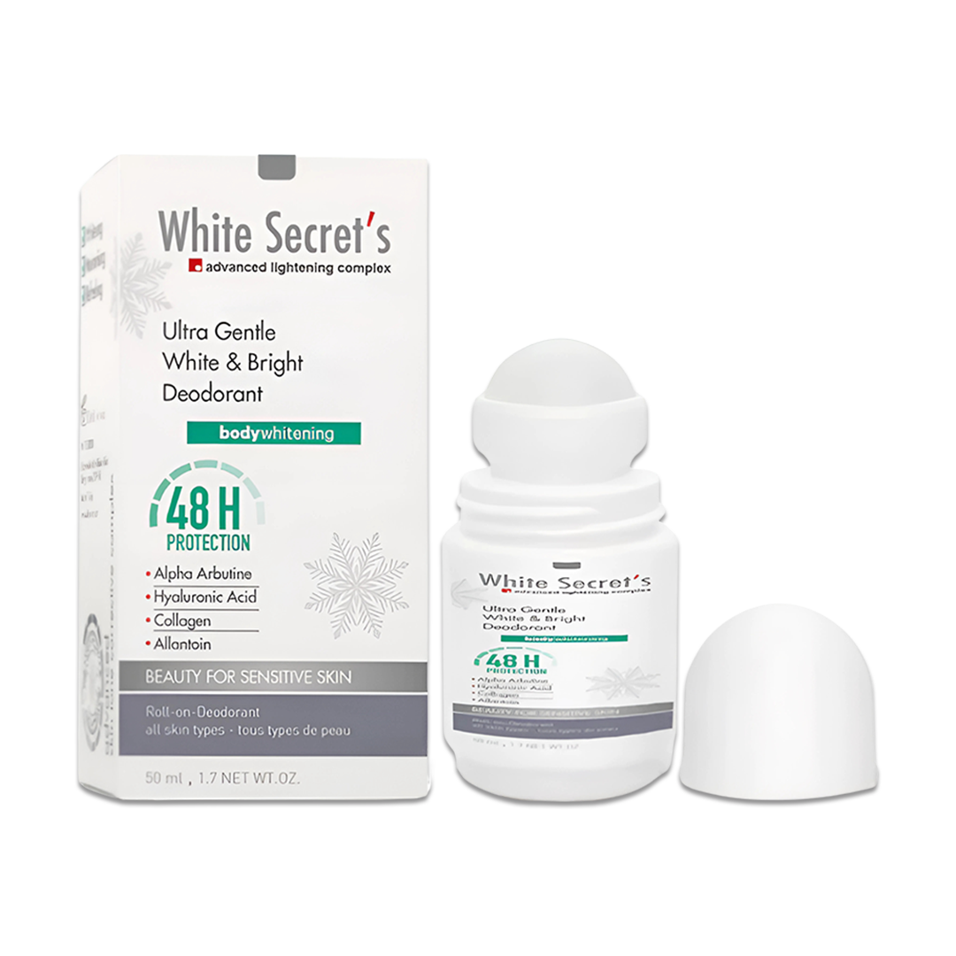 White Secret’s Ultra Gentle W&amp;B Roll-On Deodorant 50 ml
